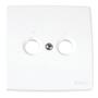 TELEVES Plate for Outlet TV/Radio White