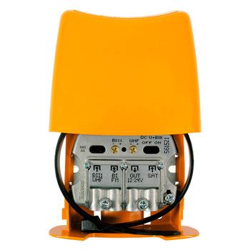 TELEVES Nanokom Mast Amplifier VHF/ UHF+FM+SAT K21-48 LTE700 (561521)