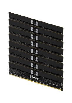 KINGSTON 128GB 6400MT/s DDR5 ECC Reg CL32 DIMM Kit of 8 FURY Renegade Pro XMP (KF564R32RBK8-128)