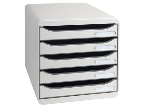 EXACOMPTA Skuffekabinett EXACOMPTA 5skuff grå/grå (309740D)