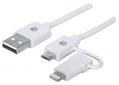 MANHATTAN iLynk charge / sync cable for iPhone, iPod, iPad, Smathphone, Tablet