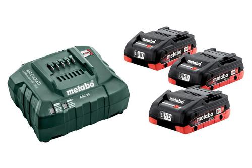 METABO Basic Set 3 X Lihd 4.0 Ah  (685132000)
