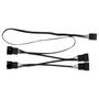 ARCTIC COOLING PST Cable Rev. 2 - PWM Sharing Cable for 4 Fans, 4-pin PWM, 4-pin PWM, Male, Female, Straight, Straight