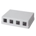 LOGILINK Keystone Surface Mount Box  4 