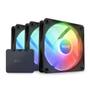 NZXT F120 RGB Core Fan 120mm - Triple Pack Black with Controller