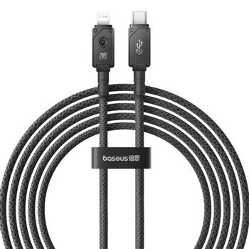 BASEUS Fast Charging Data Cable USB-C - Lightning,  2m - Black (P10355803111-01)
