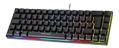 DELTACO DK240 CH Membrane 60% keyboard with semi-transparent case