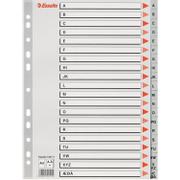 ESSELTE Indices  PP A4 A-Å Grey