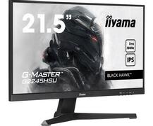 IIYAMA a G-MASTER Black Hawk G2245HSU-B1 - LED monitor - 22" (21.5" viewable) - 1920 x 1080 Full HD (1080p) @ 100 Hz - IPS - 250 cd/m² - 1000:1 - 1 ms - HDMI, DisplayPort - speakers - matte black