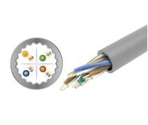 LinkIT Cat.6 U/UTP LSZH hvit 305m Installasjonskabel , AWG 23/1 , 250Mhz