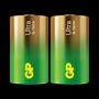 GP Ultra Alkaline Battery, Size D, LR20, 1.5V, 2-pack