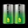 GP Super Alkaline Battery, Size D, LR20, 1.5V, 2-pack