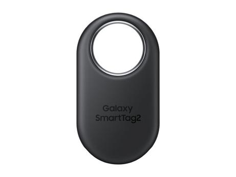 Samsung Galaxy SmartTag2 sporingsbrikke (svart) Utskiftbart batteri, IP67, opptil 700 dager batteritid (EI-T5600BBEGEU)