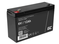 Green Cell AGM VRLA 6V 12Ah battery for alarm systems, cash registers, toys