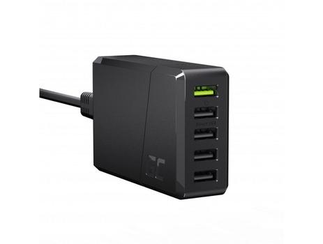 Green Cell Wall Charger ChargeSource 5, 5xUSB, 52W, Fast Charging (CHARGC05)