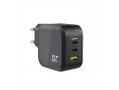 Green Cell PowerGaN 65W Charger 2x USB-C PD, 1x USB-A QC 3.0
