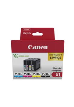 CANON n PGI-2500XL BK/C/M/Y Multipack - 4-pack - XL - black, yellow, cyan, magenta - original - ink tank - for MAXIFY iB4050, iB4150, MB5150, MB5155, MB5350, MB5450 (9254B010)