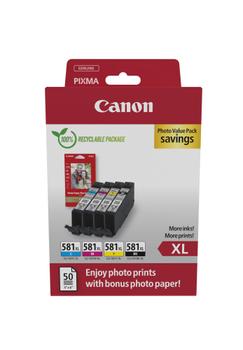 CANON CLI-581XL Ink Cartridge BK/C/M/Y PHOTO (2052C006)