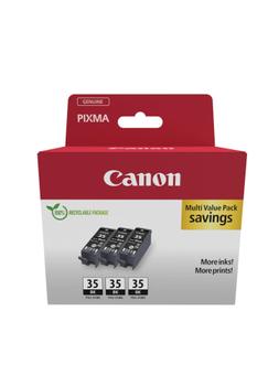 CANON n PGI-35BK Triple Pack - 3-pack - 9.3 ml - black - original - ink tank - for PIXMA iP100 with battery, iP110, TR150, TR150 with Battery Pack, RC-IP100 (1509B028)