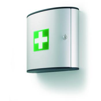 DURABLE førstehjælpsskab First Aid Box M sølv (197023)