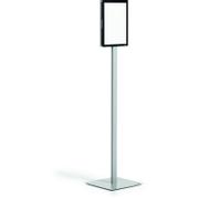 DURABLE Info Stand gulvskilt A4 grå 305x305x1315 mm