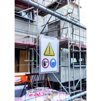 DURABLE infolomme t/ophæng Pk/5 stk transparent A4 2ark (502719)