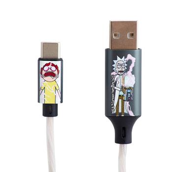RICK&MORTY USB A to C Light-Up 1.2m (CBRM-ACLI-SHOCK)