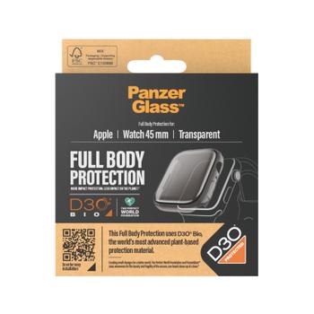 PanzerGlass - screen protector for smart watch - full body with D3O 45mm transparent (PANZER3687)