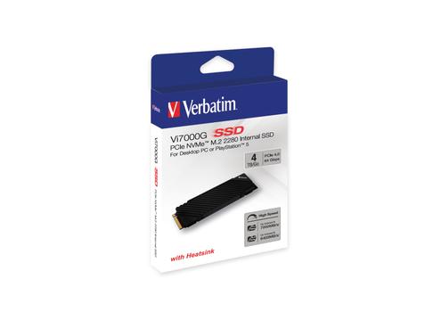 VERBATIM Vi7000 PCIe NVMe M.2 SSD 4TB (49369)