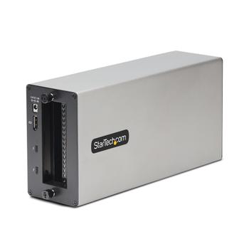 STARTECH Thunderbolt 3 PCIe Expansion Chassis, Enclosure Box W/Dual PCI-E Slots, External PCIe Slots for Laptops/ Desktops/ All-In-Ones,  8K/4K Output Via TB3/DP 1.4 Ports - For PCI Express Cards (2T (2TBT3-PCIE-ENCLOSURE)