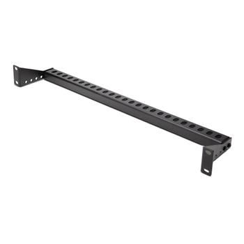 STARTECH 1U Horizontal Cable Management Bar w/ Adjustable Depth Rack-Mountable Lacing Bar For Organized 19 Racks/ Cabinets/ Patch (12S-CABLE-LACING-BAR)