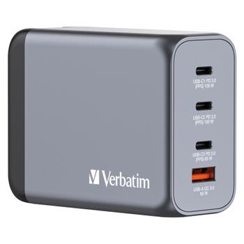 VERBATIM GNC-35 GaN Charger 200W with 1 x USB-C® PD 100W (32204)