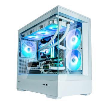 ZALMAN P30 White mATX/Mid Tower, Panoramic TG, 3 ARGB fans (P30 White)