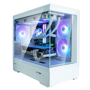 ZALMAN P30 White mATX/Mid Tower, Panoramic TG, 3 ARGB fans (P30 White)