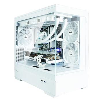 ZALMAN P30 White mATX/Mid Tower, Panoramic TG, 3 ARGB fans (P30 White)