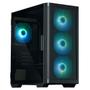 ZALMAN M4 Black mATX/Mid Tower, TG, 4 ARGB fans included