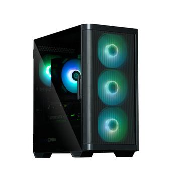 ZALMAN M4 Black mATX/Mid Tower, TG, 4 ARGB fans included (M4 Black)