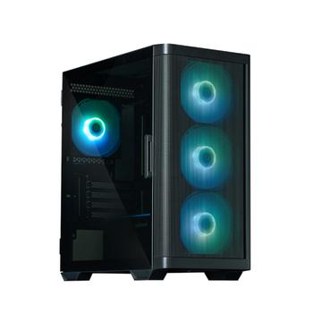 ZALMAN M4 Black mATX/Mid Tower, TG, 4 ARGB fans included (M4 Black)