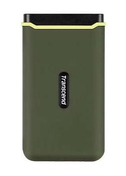 TRANSCEND ESD380C - SSD - 1 TB - external (portable) - USB 3.2 Gen 2x2 - military green (TS1TESD380C)