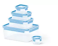 EMSA Food Clip&Close 508568 5 pcs. Set transparent/ blue (508568)
