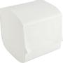 Bulkysoft Toiletpapir i ark, Bulkysoft, 2-lags, 21x9,6cm, hvid, papir, 100% nyfiber