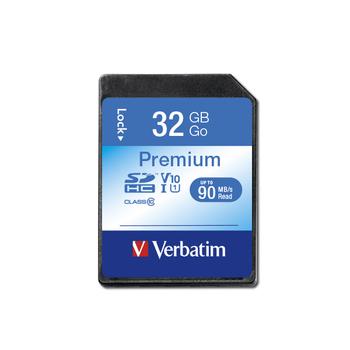 VERBATIM SD Card 32 GB (SDHC) Class 10  (43963)