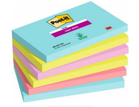 3M Post-it SS-Notisar 76x127 Miami (6) (7100242784)