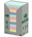 3M Post-it Recycled mix färger 38x51 100sh (24)