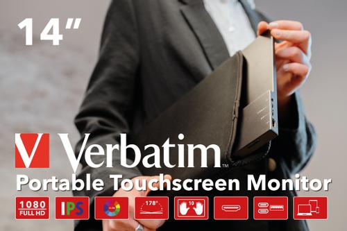 VERBATIM PMT-14 Portable Touchscreen Monitor (49591)