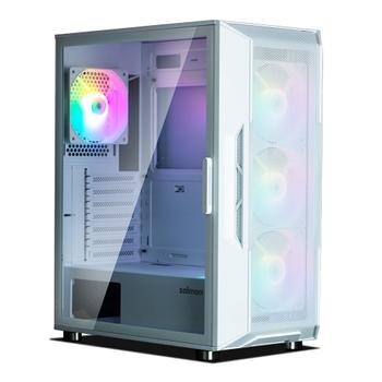 ZALMAN i3 Neo White ATX/Mid Tower, TG, 4 RGB fans included (I3 Neo White)