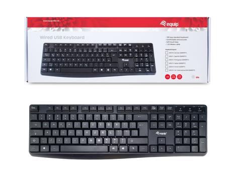 EQUIP Wired Usb Keyboard, (245215)