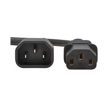 EATON n Tripp Lite Series - Power cable - IEC 60320 C14 to power IEC 60320 C13 - 250 V - 10 A - 50 cm - black - Europe - for P/N: B020-U16-19-IPF,  B020-U16-19-IPG,  B020-U16-19-KF,  B020-U16-19-KG (P004-P5M-EU)