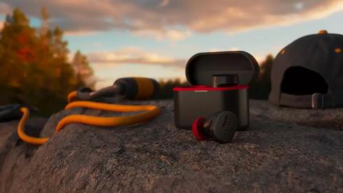 PHILIPS GO TAA5508 Trådløs sportshodetelefoner,  In-Ear (sort (TAA5508BK/00)