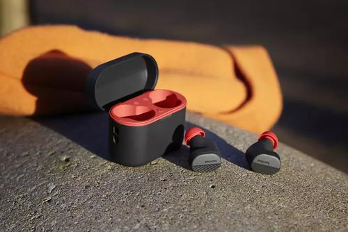 PHILIPS GO TAA5508 Trådløs sportshodetelefoner,  In-Ear (sort (TAA5508BK/00)